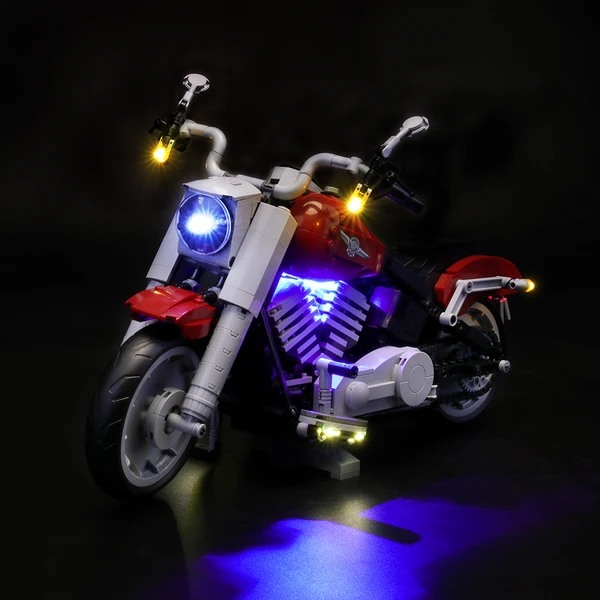 Harley-Davidson® Fat Boy® LEGO® Creator Expert Set