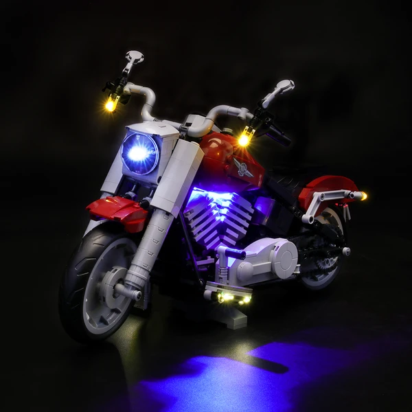 Fun With Lighting Lego Creator Expert Harley Motorcycle 10269 Lightailing
