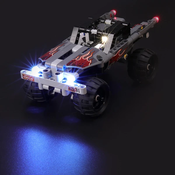 Action With The Lighting Lego Technic 42090 Getaway – Lightailing