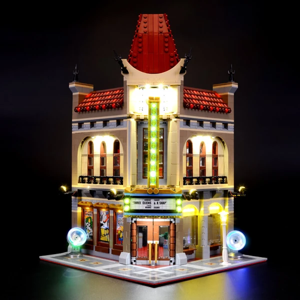 How To Build The Classic Lego Creator Palace Cinema 10232 Set With Lig Lightailing