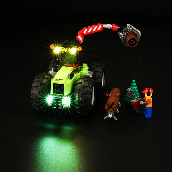 Le tracteur forestier 60181 | City | Boutique LEGO® officielle FR