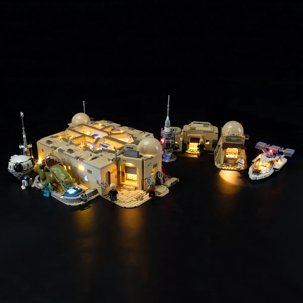 An Awesome Display Piece Lego Mos Eisley Cantina 75290 Lightailing