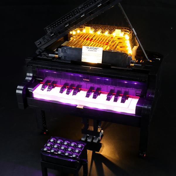 Lego City Custom Grand Piano : Musical Instrument Authentic Parts & Pieces  