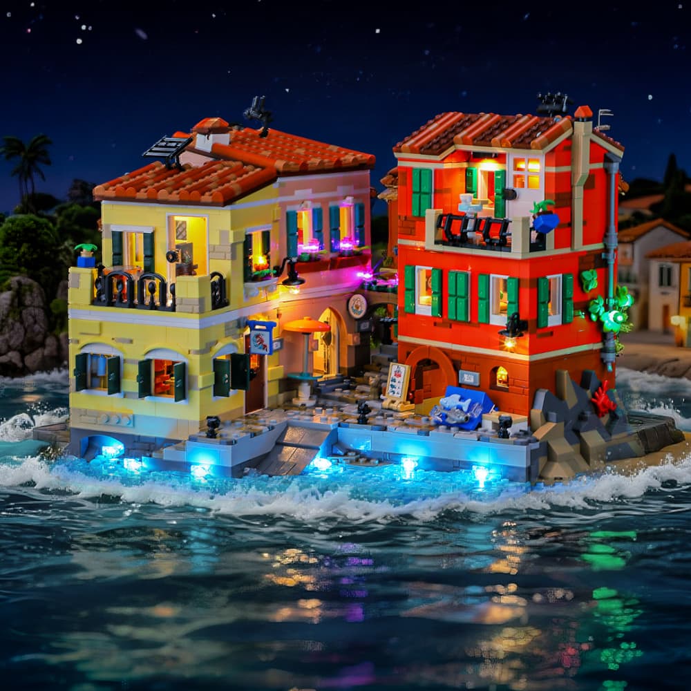 Blockstream Capsule l Bundleセット Briksmax 2.0 Light Kit For LEGO Italian Riviera #21359 | Briksmax