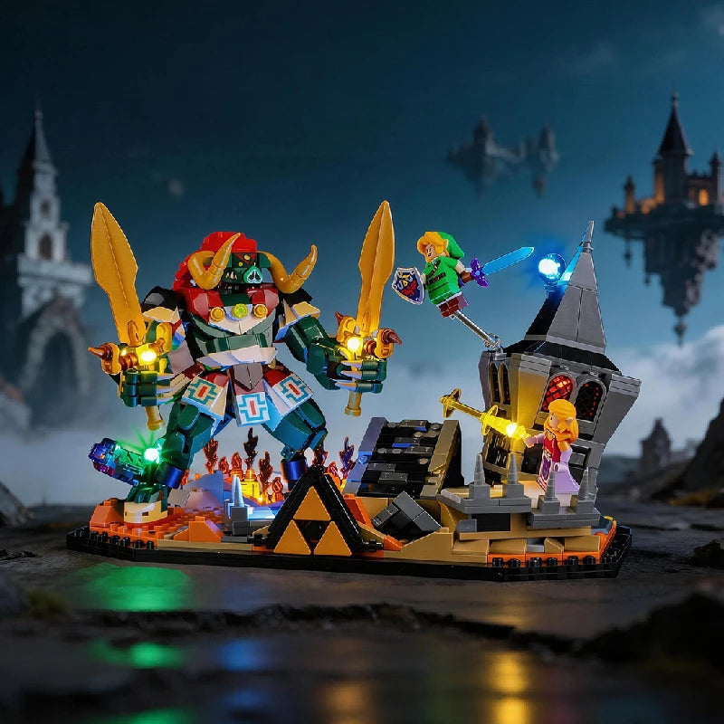 SOIGNE BD KIT-1637 トライアルセット LEGO Ocarina of Time™ – The Final Battle 77093 LED Light Kit