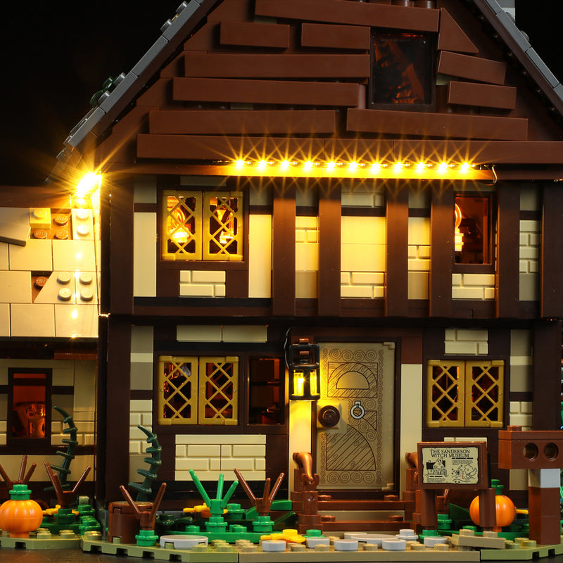 BriksMax Light Kits For LEGO® Disney Hocus Pocus: The Sanderson Sisters' Cottage 21341