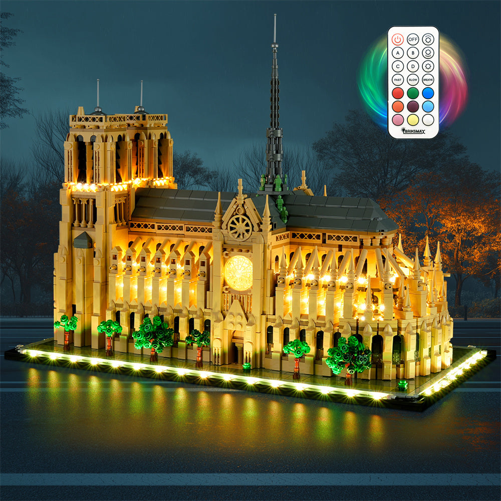 BriksMax 2.0 Light Kit for LEGO Notre-Dame de Paris 21061