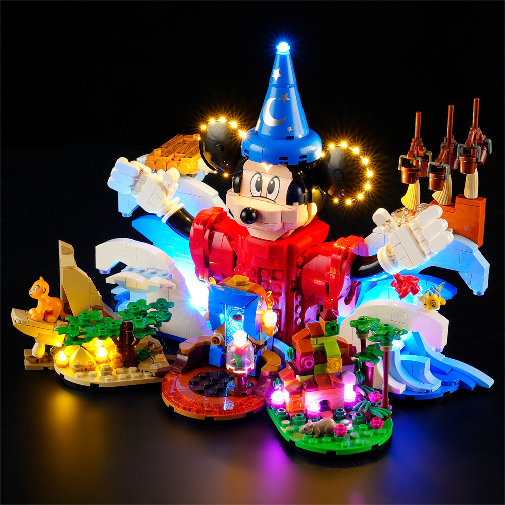 ディズニーリゾート　エンボスセット Light Kit For LEGO Magic of Disney 21352 | Lightailing – Lightailing