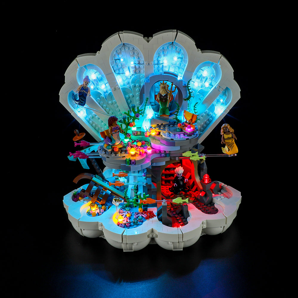 Light Kit For The Little Mermaid Royal Clamshell 43225-Briksmax