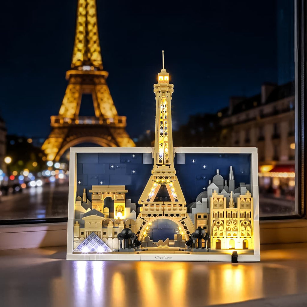 Paris – City of Love LED Light Kit | Romantic LEGO Display