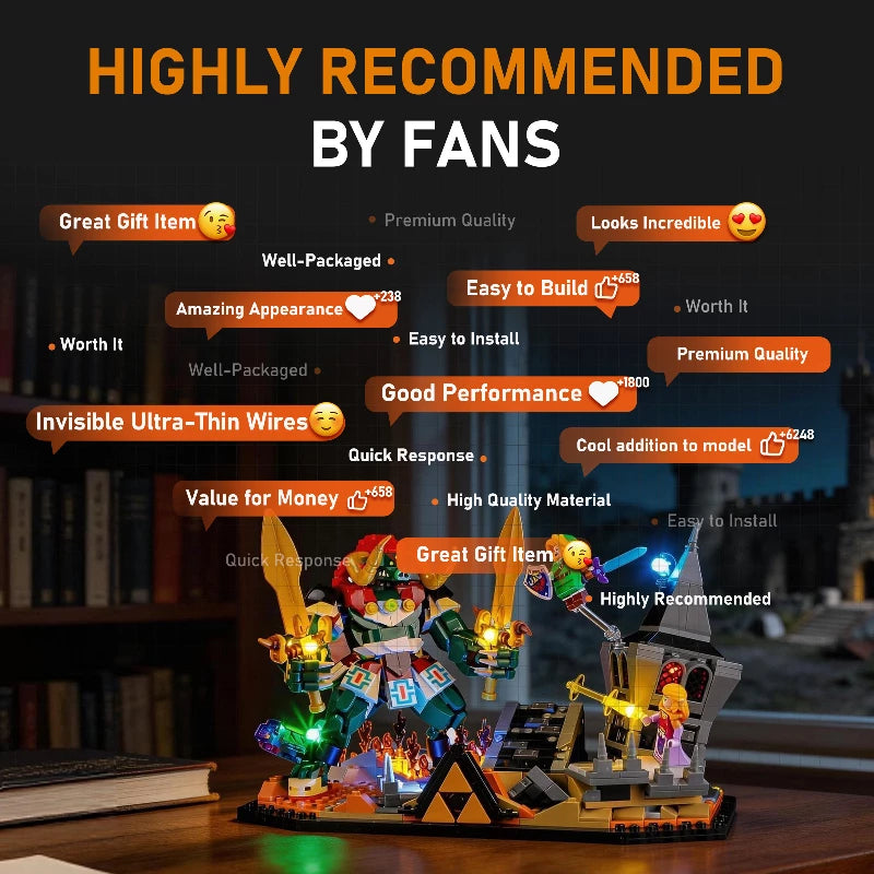 LEGO Ocarina of Time™ – The Final Battle 77093 LED Light Kit