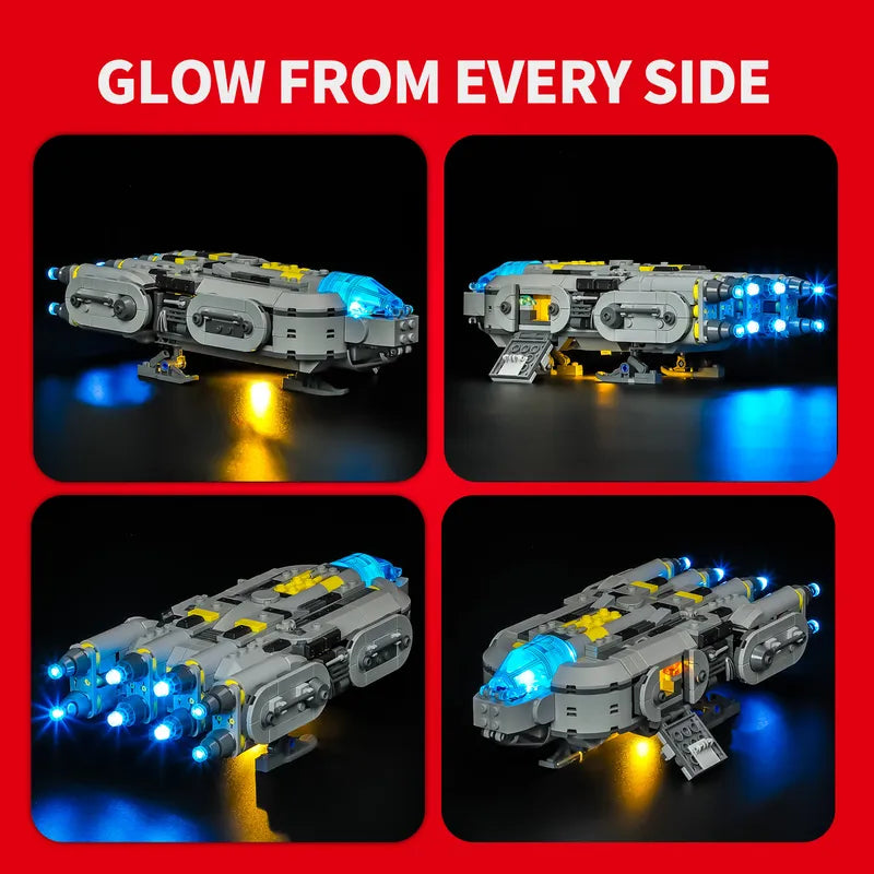 スターライトコーデ　10枚 LEGO Anzellan Starship LED Lighting Kit 75445 | Star Wars