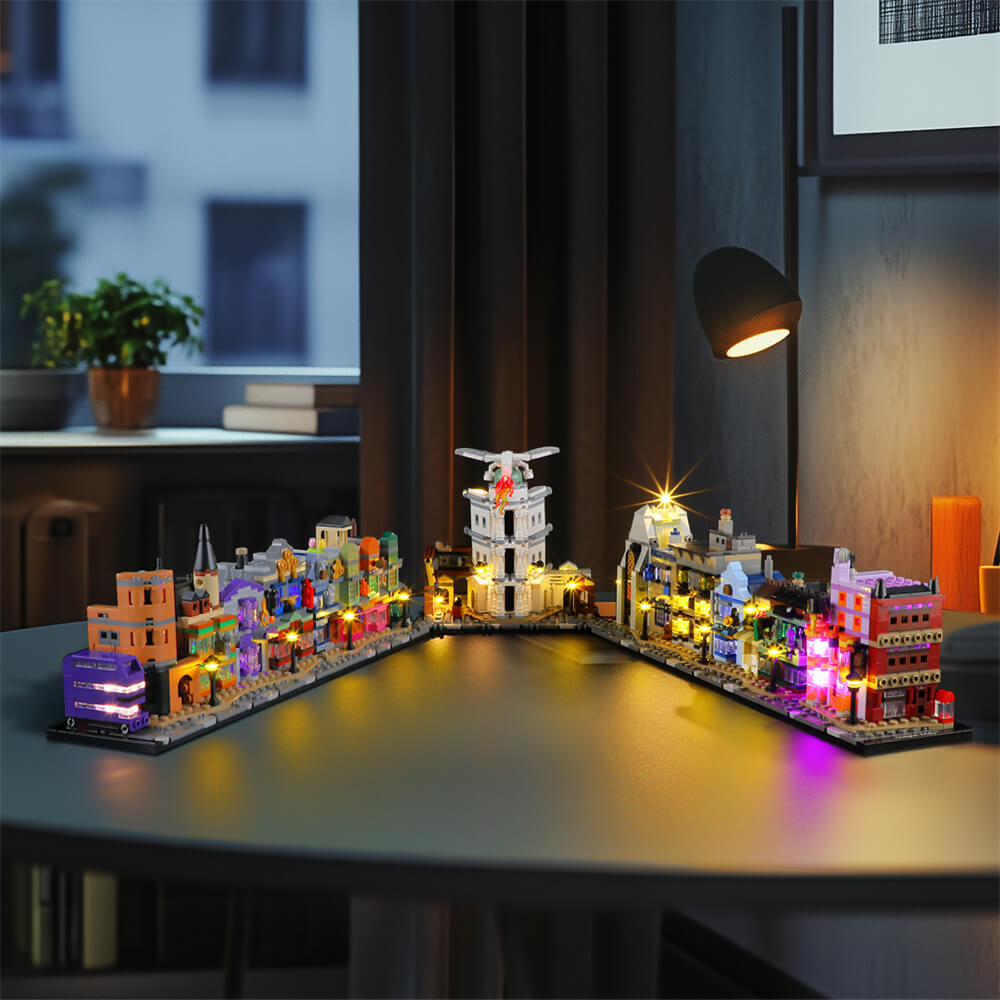 Lightailing Light Kit For LEGO Diagon Alley Wizarding Shops 76444