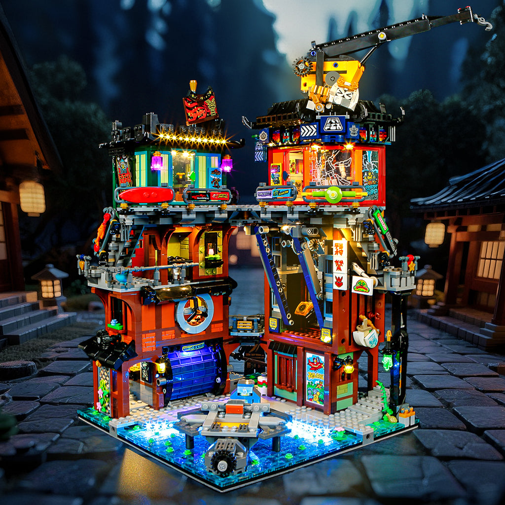 Light Kit for LEGO NINJAGO City Workshops 71837 | Lightailing