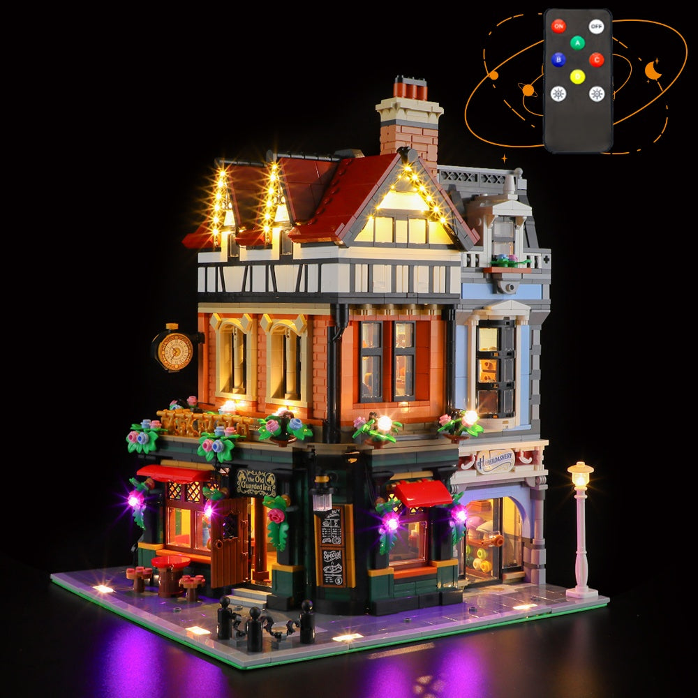 Remote Light Kit for LEGO Tudor Corner 10350 Lightailing