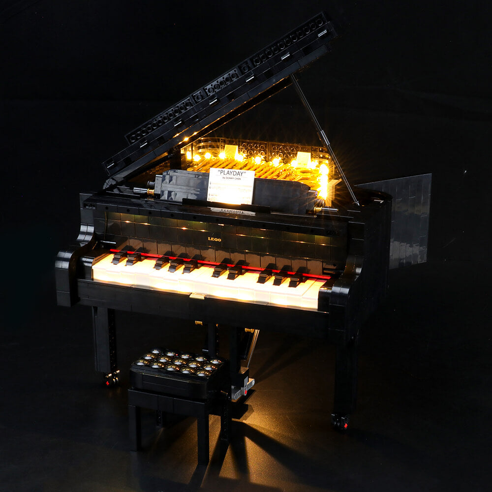 BriksMax Light Kit For Lego Ideas Grand Piano 21323 – Lightailing