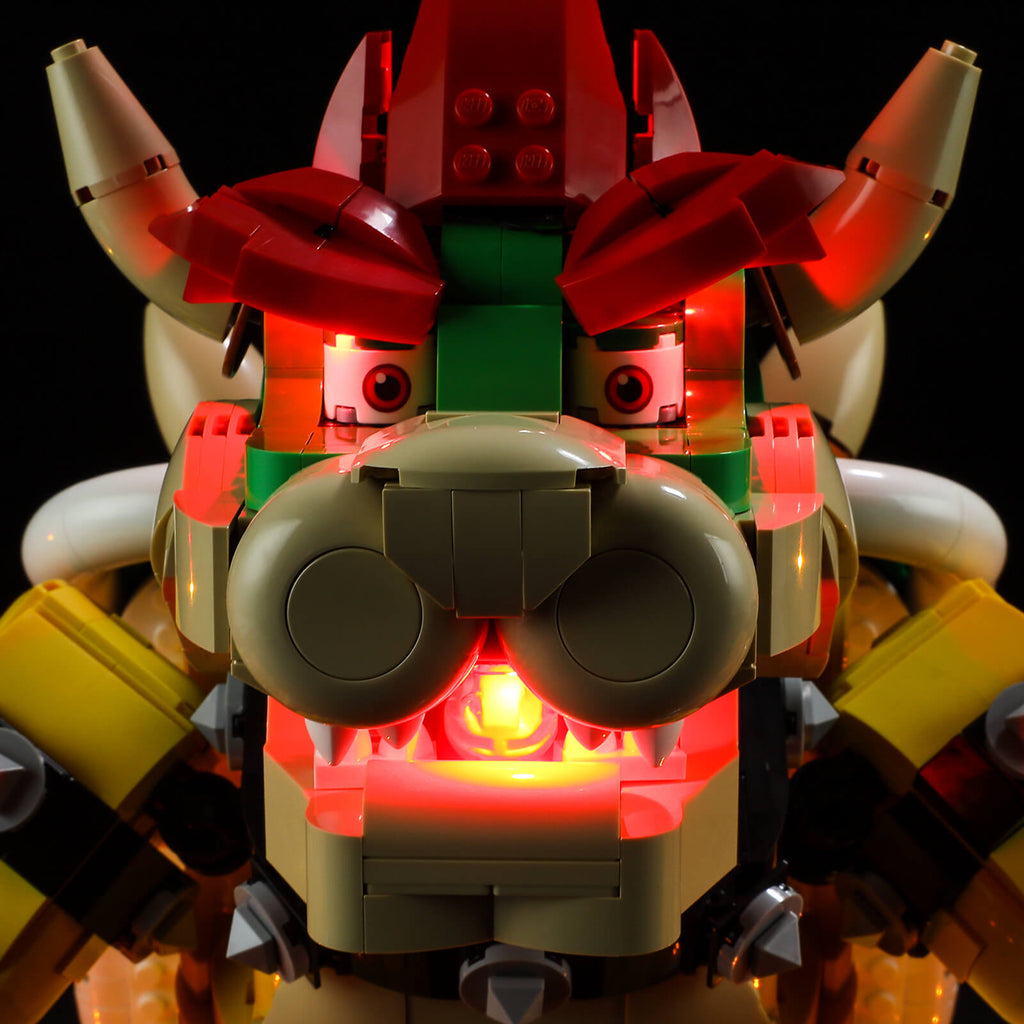  LED Light Kit for Lego 71411, DIY Lighting Set Compatible with Lego  71411 Mighty Bowser (Model not Included) : Toys & Games