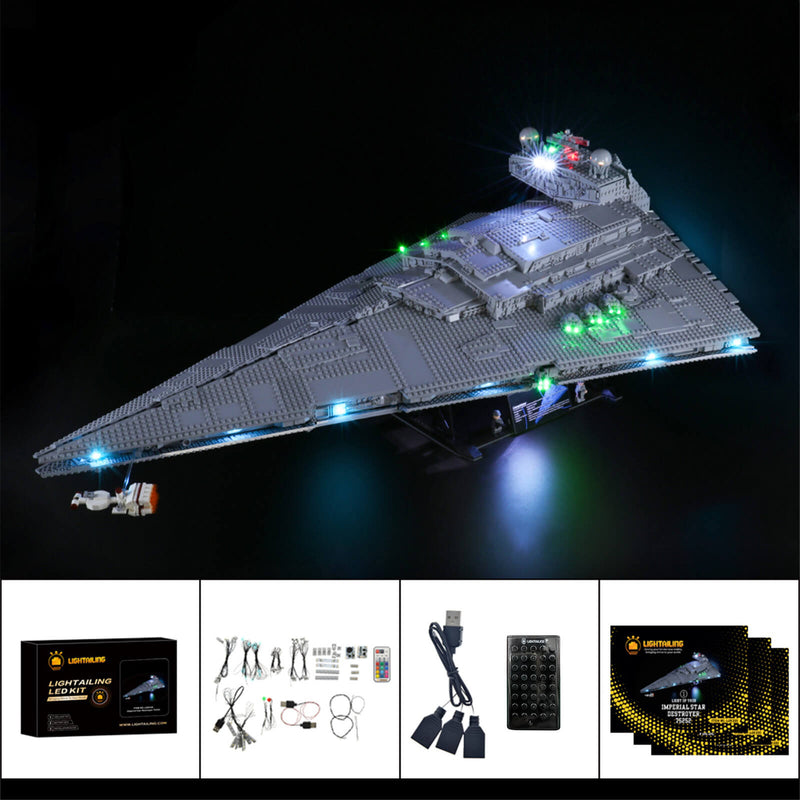 Lightailing Light Kit For Imperial Star Destroyer 75252