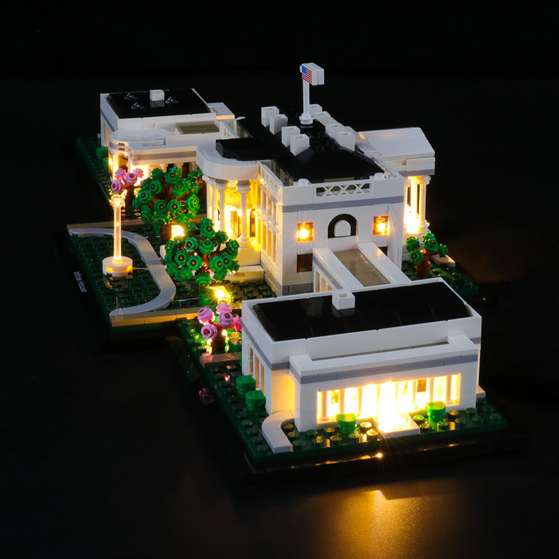 light up lego architect white house