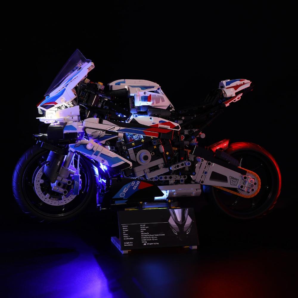 Licht-Kit für Lego BMW M 1000 RR 42130 (Best Technic MOC-Idee