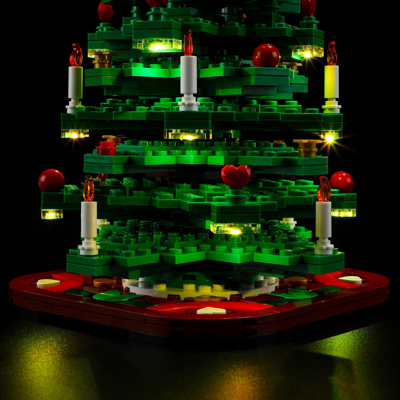 light up Lego Christmas Tree 40573 set