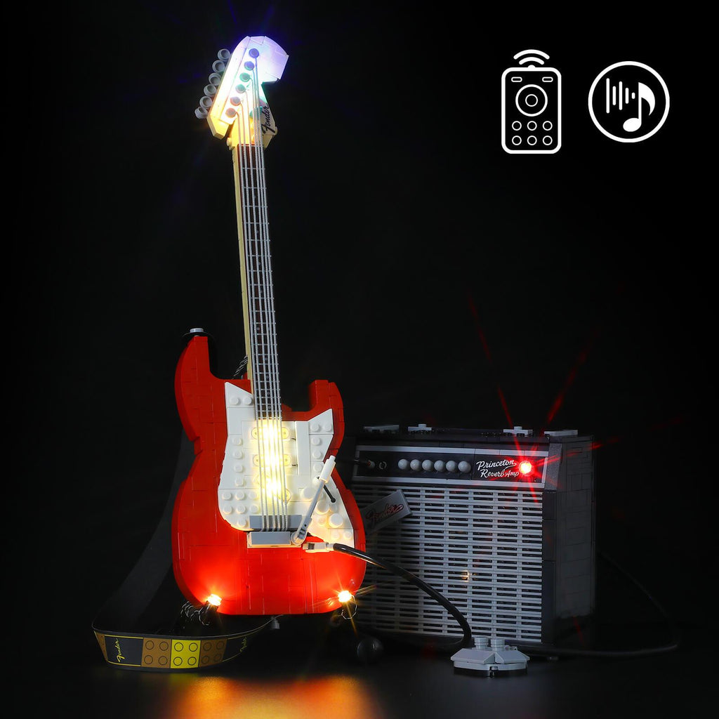 Lego Fender Stratocaster 21329 Light Kit(With Sound) – Lightailing