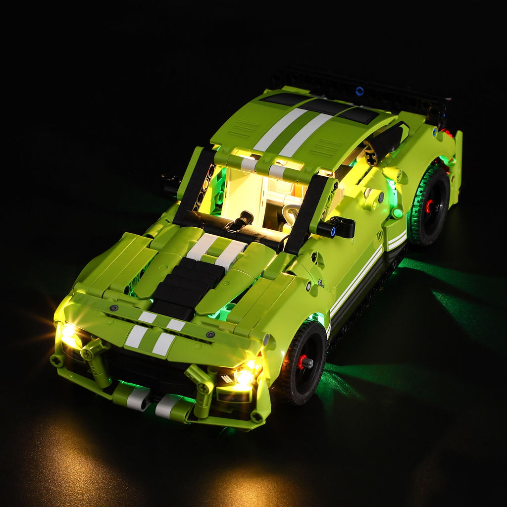 MYSS LEDテールランプ レッド 2個セット Light Kit For Lego Ford Mustang Shelby GT500 42138(Best Deal