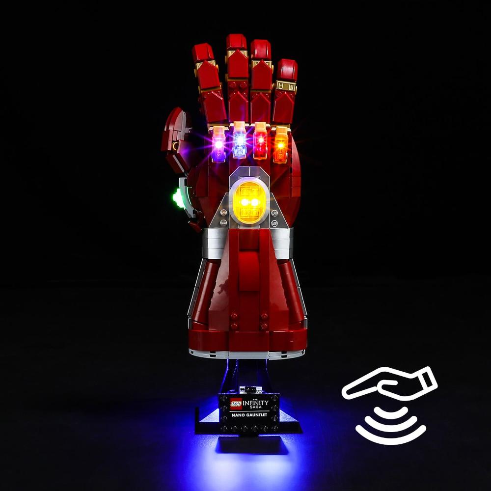 Lego Nano Gauntlet 76223 Light Kit(With Hand Sweep Sensor Switch)