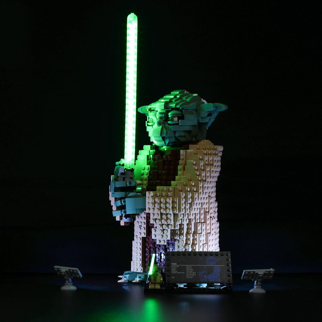 Lego Star Wars Moc Ideas: Yoda 75255 Light Kit – Lightailing