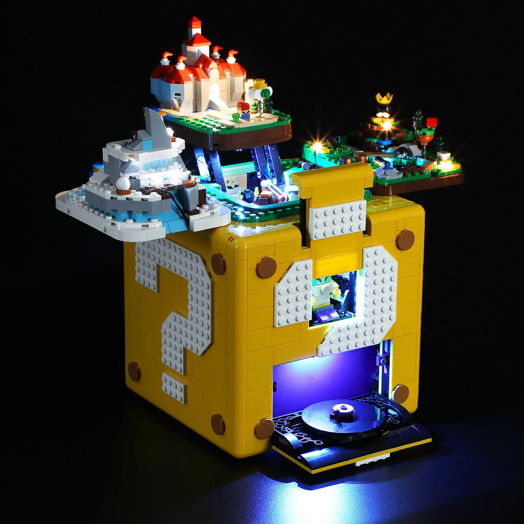 Lego The Mighty Bowser 71411 Light kit(Unique Night Mode