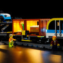 Lego Freight Train 60336 cargo car with lights