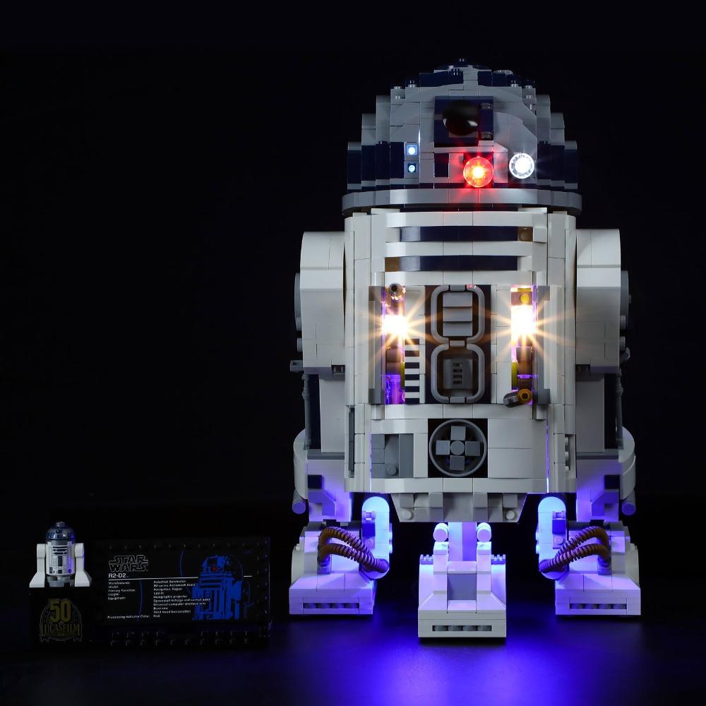 Beleuchtungsset für R2-D2 75308 (Beste Star War MOC-Ideen) – Lightailing