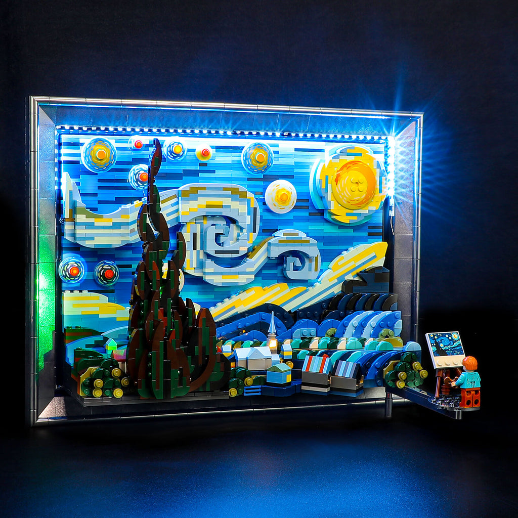 Only in the Blue Night – LEGO Ideas, Vincent van Gogh – The Starry Night  (21333)