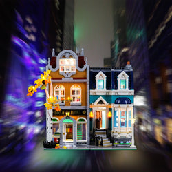 Superb Lighting Lego Creator BookShop 10270 Set