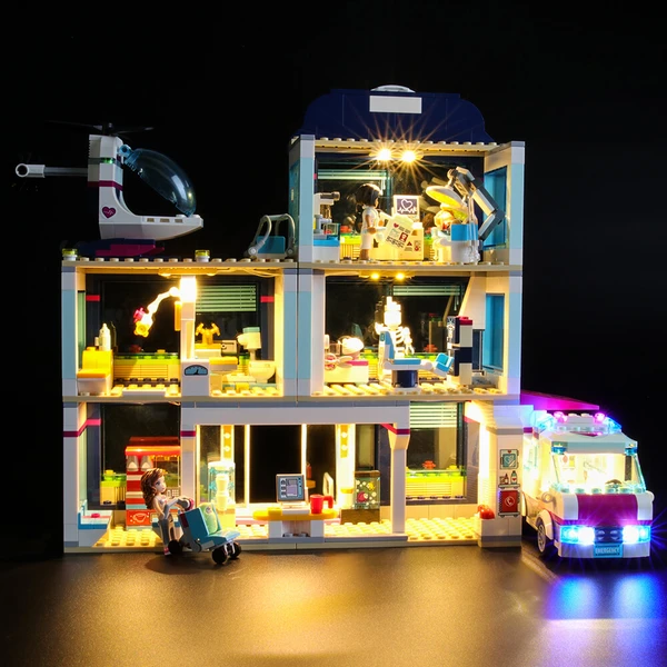 Checkout the Lighting Details Of Lego Heartlake Hospital 41318 Set