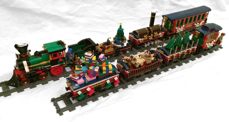 Create Christmas Special Lighting Lego Display Winter Holiday Train 10254