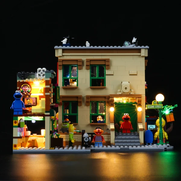 The Exclusive New Ideas Lighting Lego 123 Sesame Street 21324!