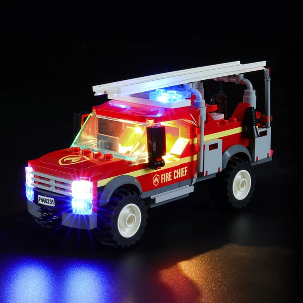 Lighting Introduction, Fun And Action With Lego Great Fire Chief Response Truck 60231 Set!