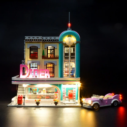 How to Make Incredible to Creator Expert Lego Downtown Diner 10260 Set?