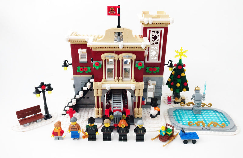 Delightful Christmas Light kit Gift to Winter Village Fire Station 10263 and 10259 Lego