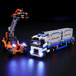 Add Shine To Rewarding Build-And-Play Experience of Lego Technic Container Yard 42062 set