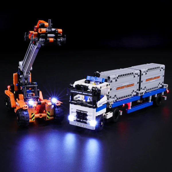 Add Shine To Rewarding Build-And-Play Experience of Lego Technic Container Yard 42062 set