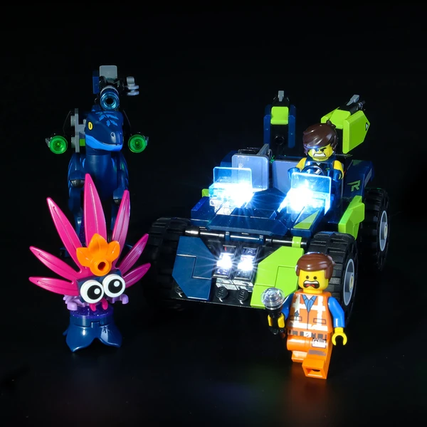 Lighting Lego Action Trill: LEGO MOVIE Rex's 3-in-1 Rex-treme Offroader 70826 Set
