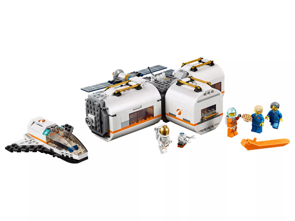 Explore The Lunar Space Station With Lighting Lego Set