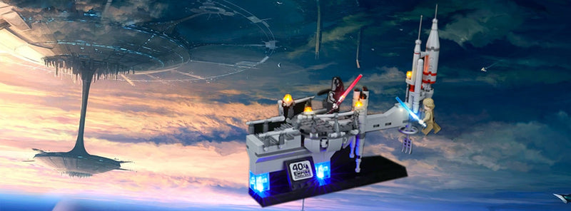 Spectacle Re-creates An Iconic Lighting Lego Empire Strikes Back Bespin Duel 75294