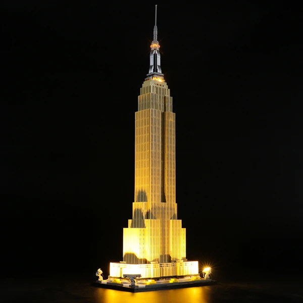 Glimpsive Lego Architecture Build Empire State Building 21046