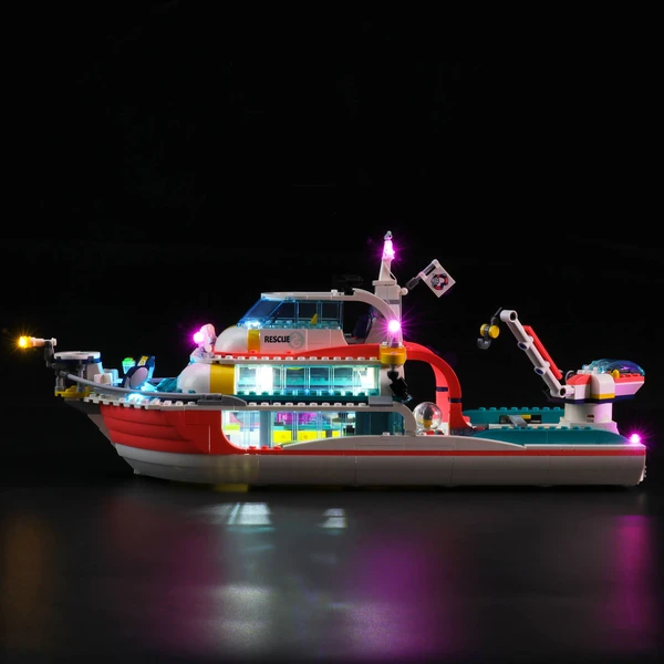 The Ultimate Sea Life With Lighting Lego Rescue Mission Boat 41381
