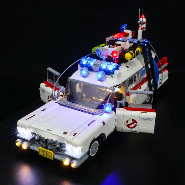 Checkout This Iconic Lighting Ghostbusters ECTO-1 10274 Set With The Ultimate Experience!