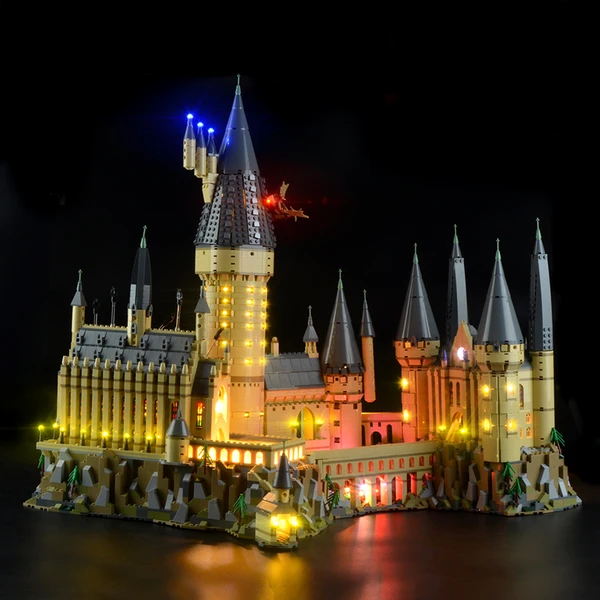 Build With Truly Lighting Magic Lego Hogwart's Castle 71043 Set