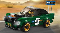 Classical Style Race with Lego Lighting Ford Mustang Fastback 75884 Set